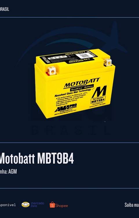 Motobatt MBT9B4