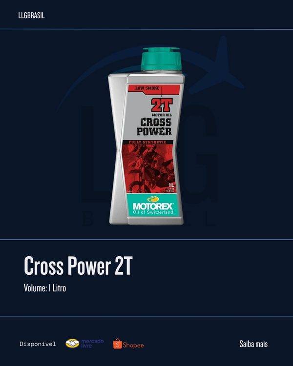 Cross Power 2T Motorex — Óleo motor 2T · 1 Litro