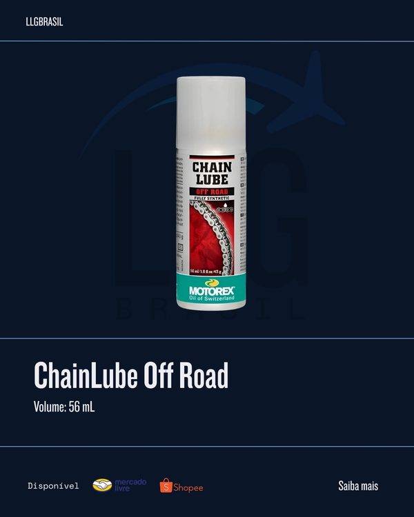 ChainLube Off Road 56ml Motorex — Spray corrente off road · 56 mL