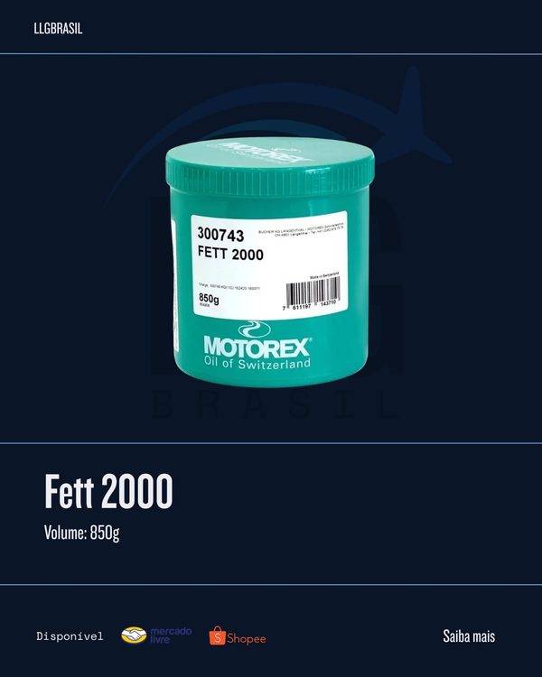 Fett 2000 Motorex — Graxa de rolamentos · 850g