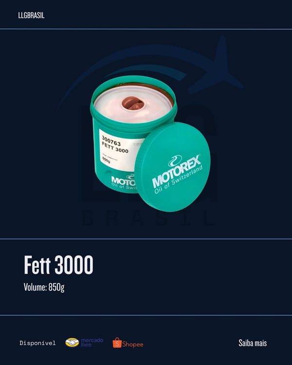 Fett 3000 Motorex — Graxa de rolamentos · 850g