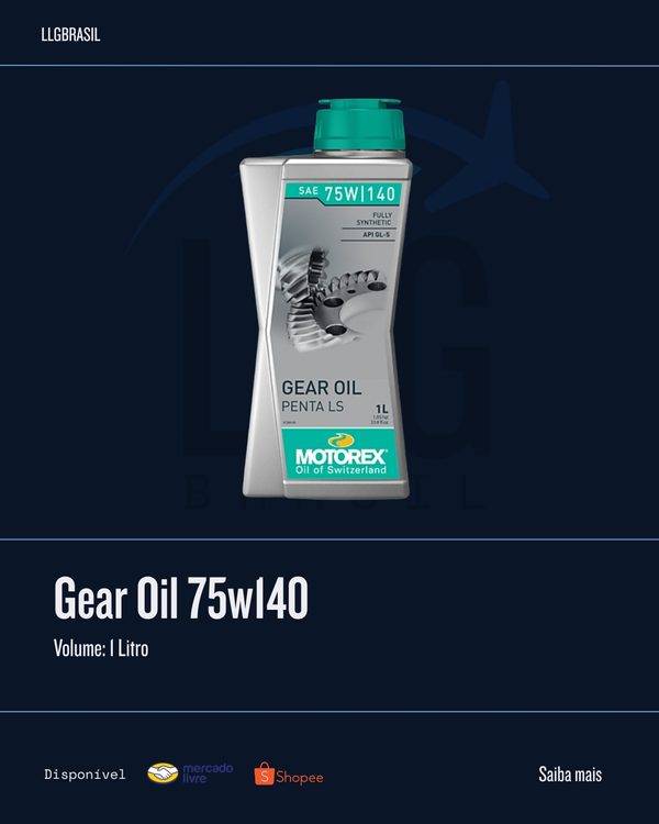 Gear Oil 75w140 Motorex — Óleo câmbio/transmissão · 1 Litro